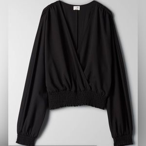 Wilfred black reign blouse